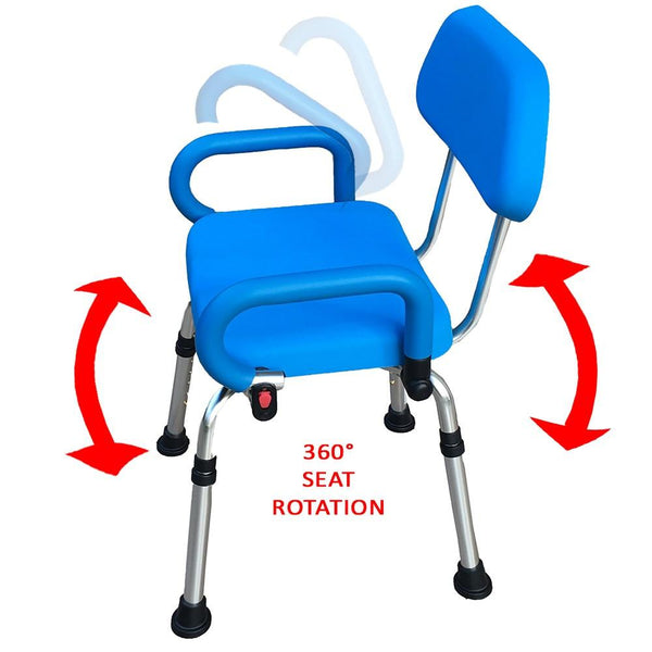 Post-Op Hip Surgery Bath Shower Chair - Apex by Platinum Health