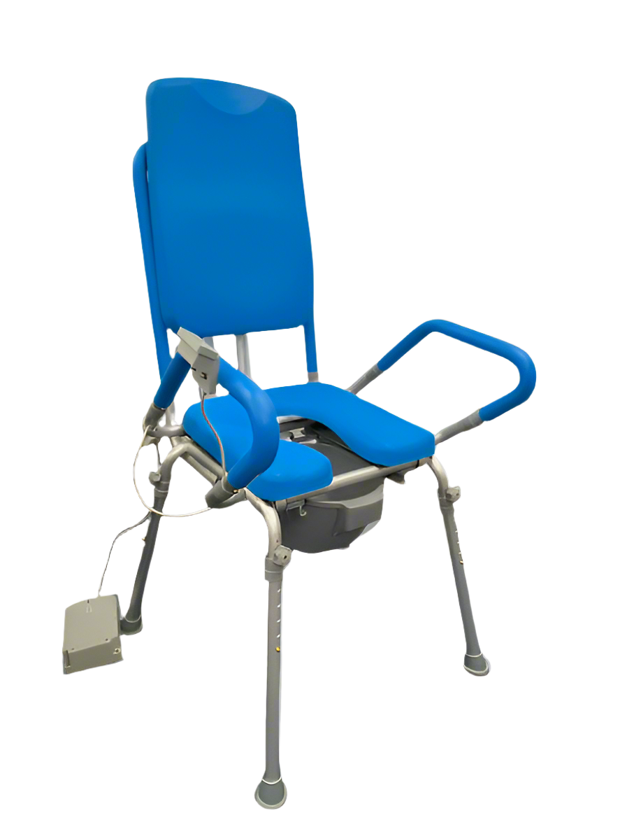 GentleBoost Power Uplift Commode Chair