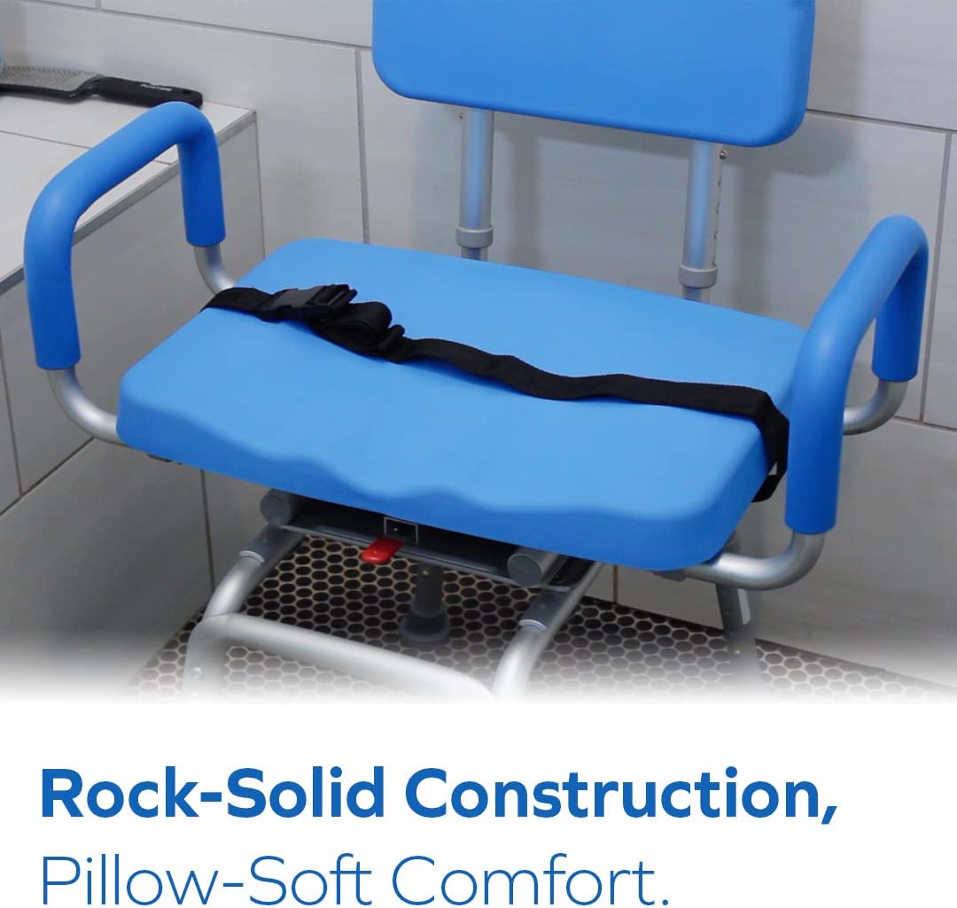 Bariatric Revolution Pivoting Swivel Shower Chair - 600lb Capacity