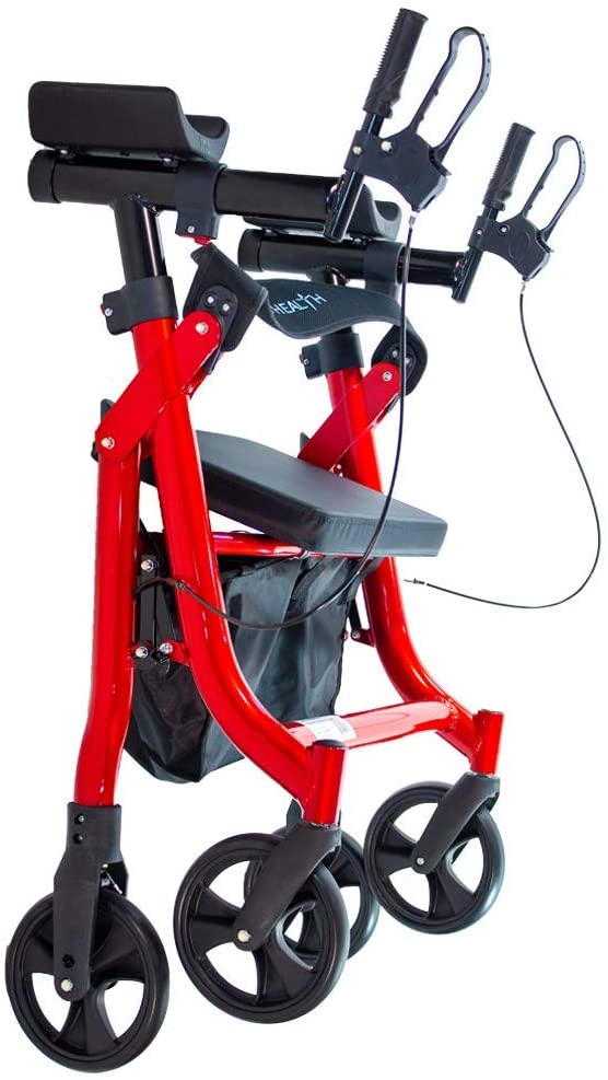 Walking Tall Deluxe Stand-Up Walker/Rollator with Elbow Support