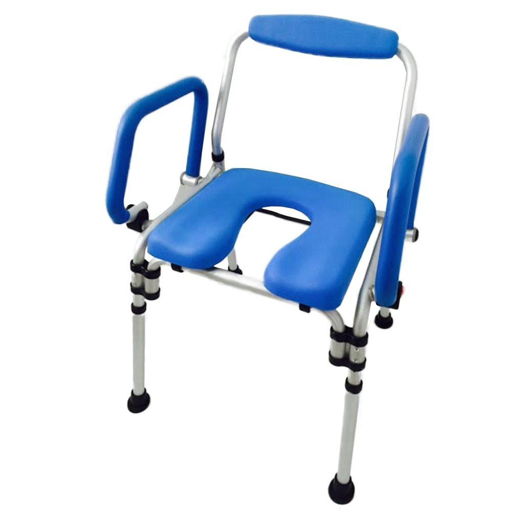 Platinum Health Hip Chair, Revolver(tm) Premium, Padded, Height Adjustable,  SEAT-Angle Adjustable Hip Chair with Swivel Seat and Swing Away Arm Rests.