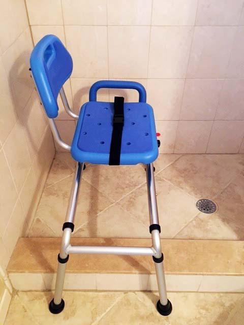 Reconditioned - Gateway Premium Sliding Bath Transfer Bench with Swivel Seat PADDED