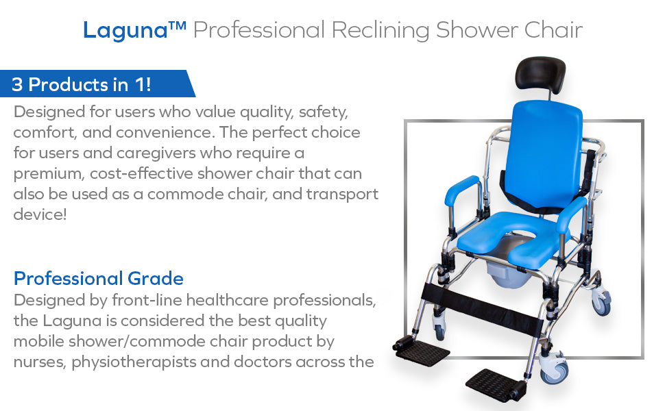 Laguna Reclining Shower Chair