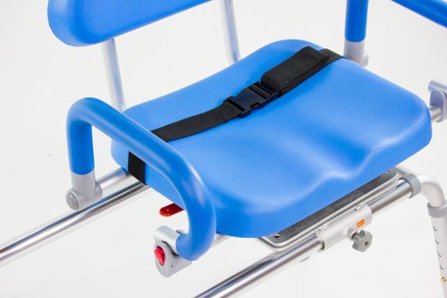 sliding transfer bench with swivel seat