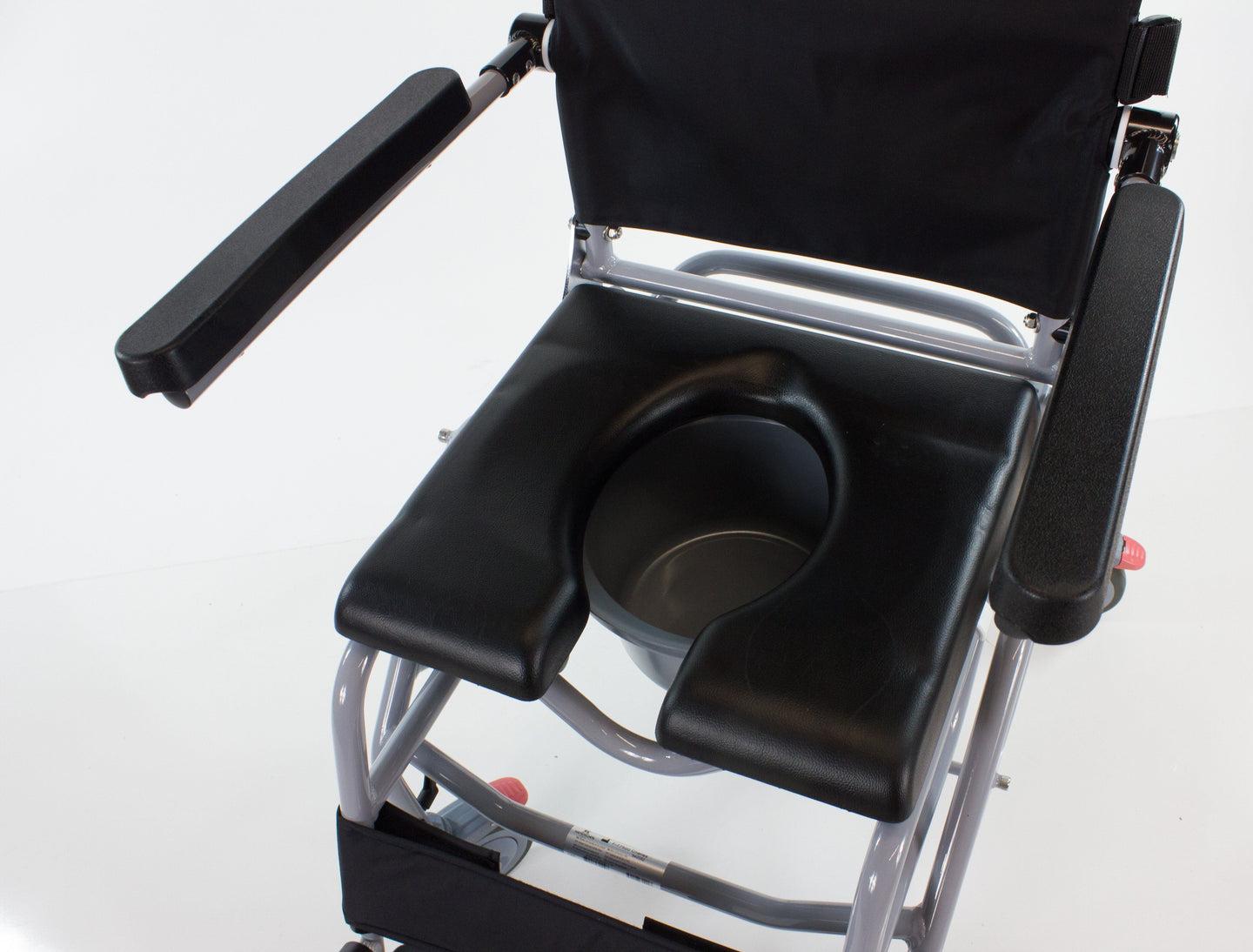 Professional Tilt-In-Space Reclining Shower/Commode Chair - Padded