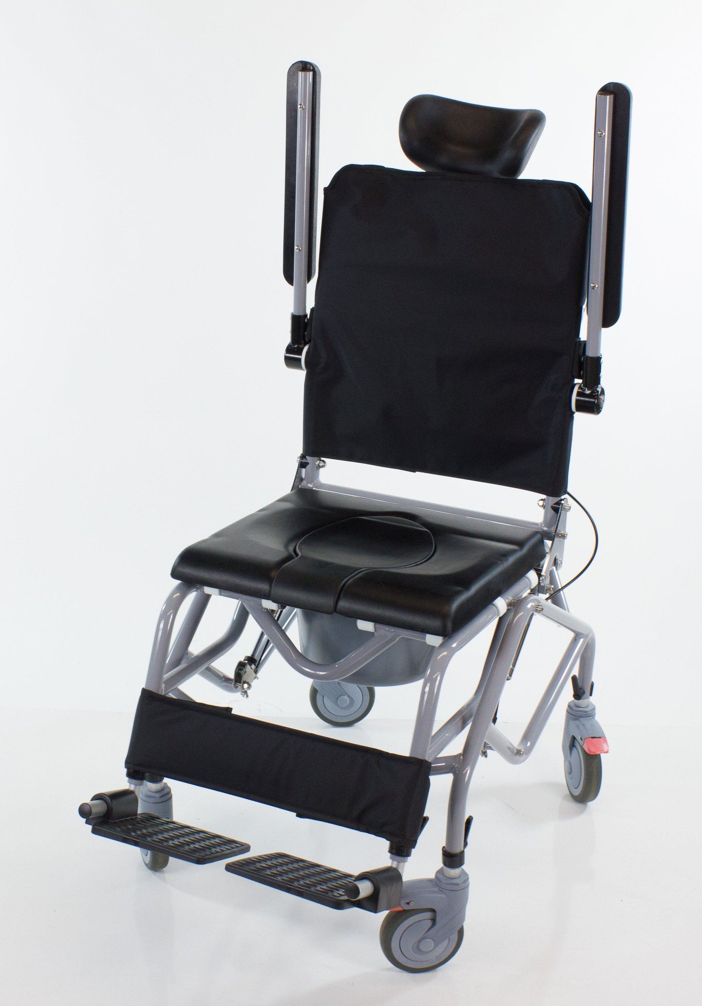 Professional Tilt-In-Space Reclining Shower/Commode Chair - Padded