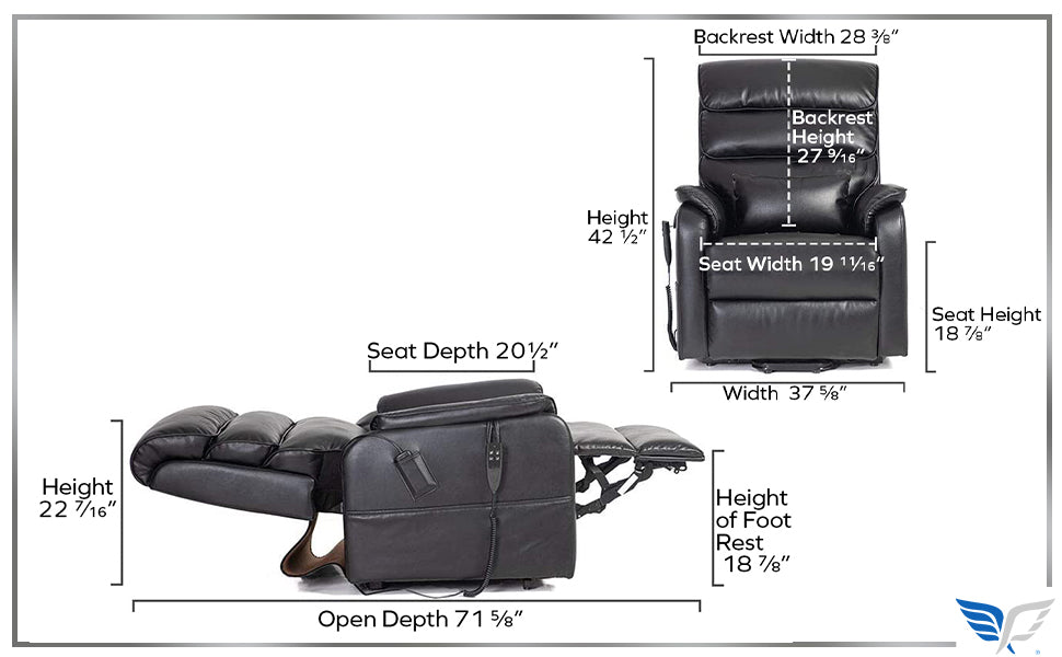 Get the perfect lift chair for your size. How to know what size
