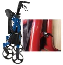 600lb. Capacity Titus Extra-Wide Deluxe Bariatric Walker Rollator. Hea ...